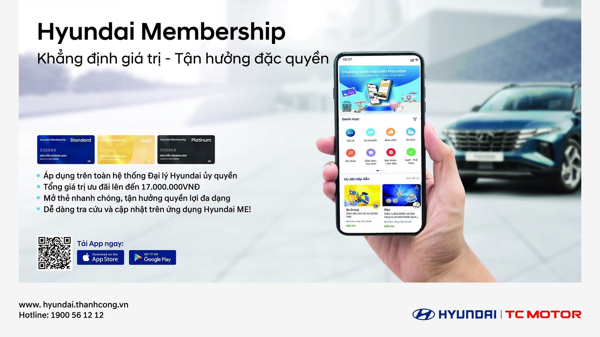 CHÍNH SÁCH MỚI CHƯƠNG TRÌNH HỘI VIÊN HYUNDAI