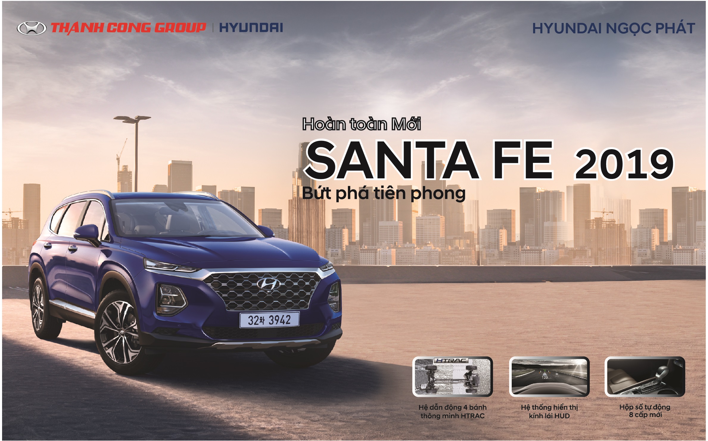 Chuỗi sự kiện trưng bày xe Hyundai Santafe 2019 hoàn toàn mới