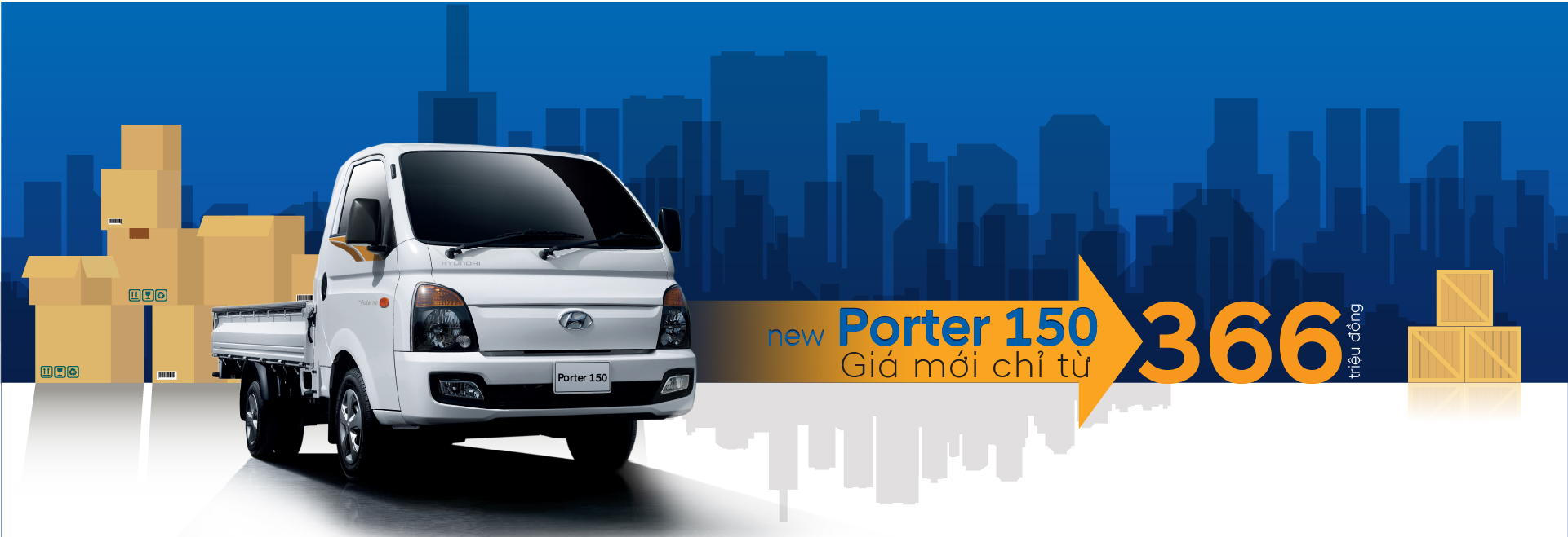 New Porter 150 - Giá mới chỉ từ 366 triệu đồng