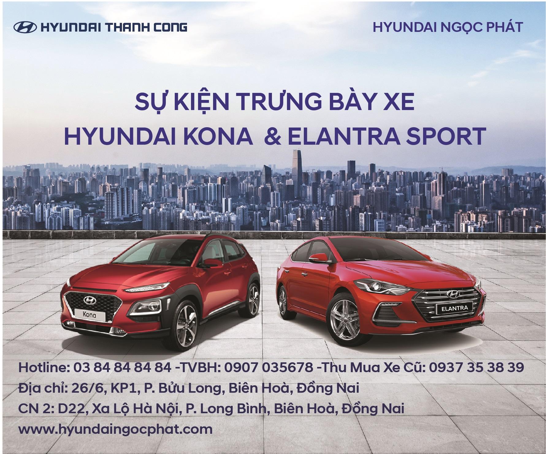 Sự kiện trưng bày xe Hyundai KONA & Elantra Sport tại Nhà Hàng Ngọc Phát Riverside