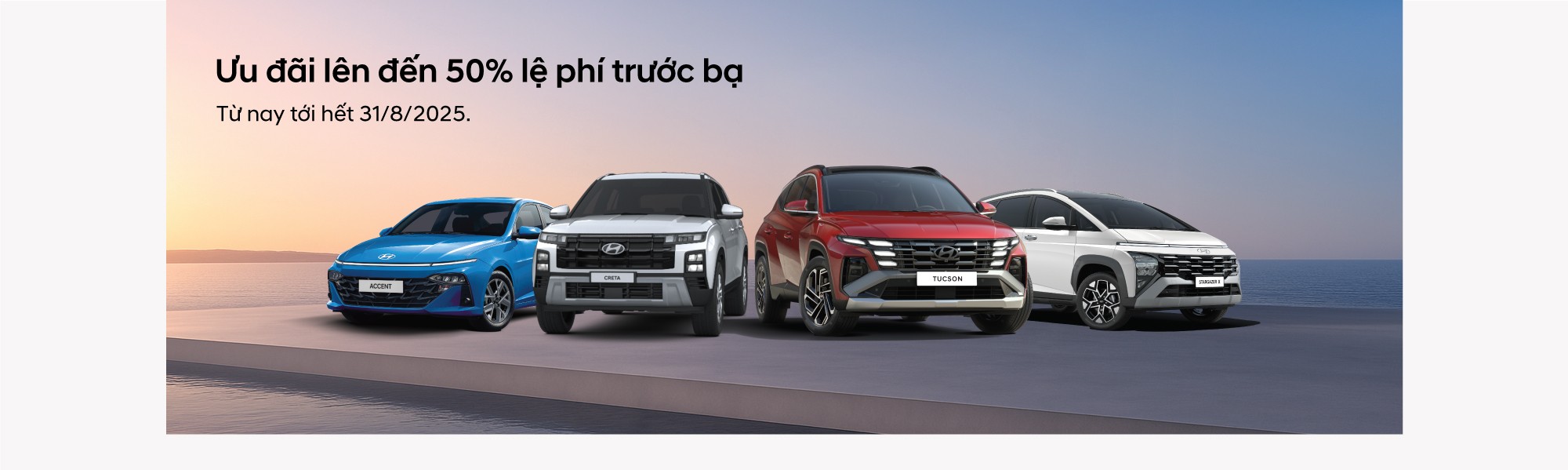 Khuyến mãi giảm 50% Phí trước bạ 