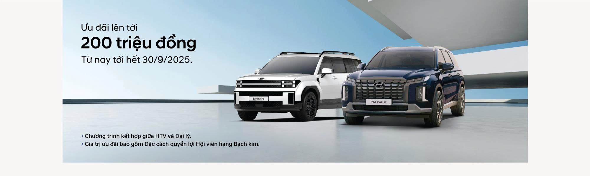 Santafe & Palisade Ưu Đãi Lên Đến 200 Triệu Đồng
